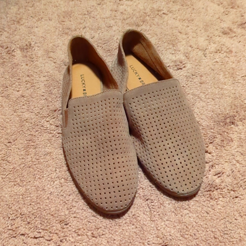 Lucky brand Carthy suede loafers 9.5